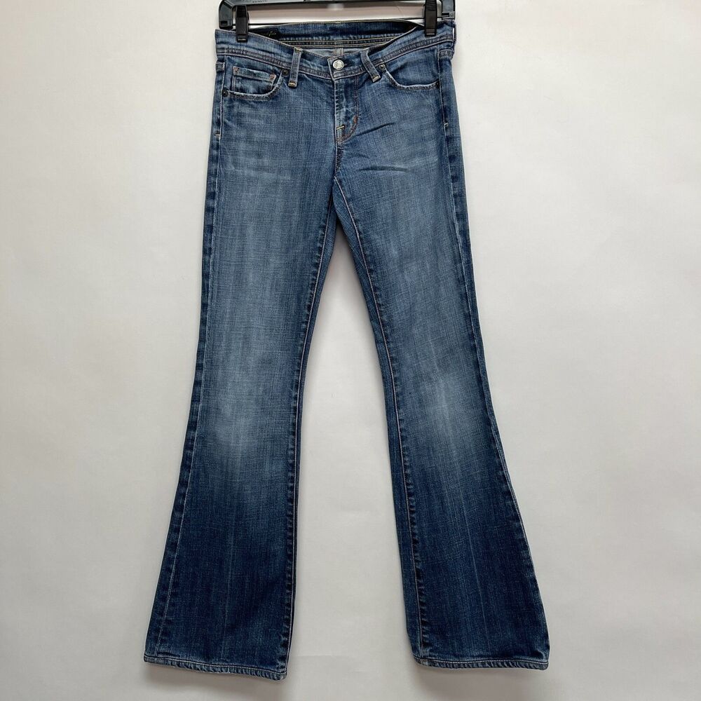 Citizens of Humanity Ingrid Size 26 #002‎ Stretch Jeans Pants Low Waist Flare